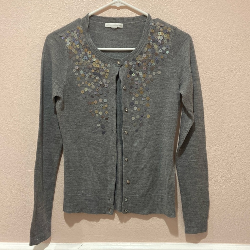 Gray New York & Company Cardigan